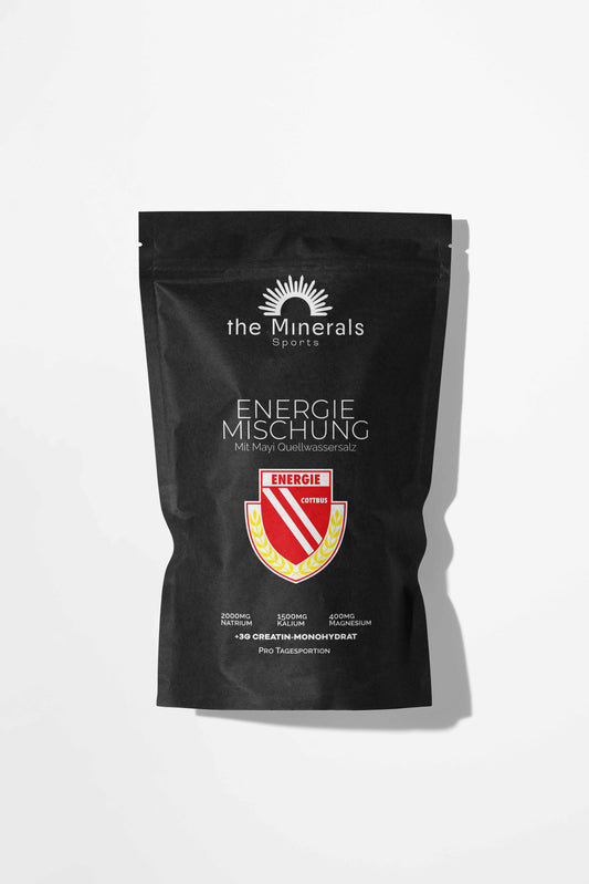 375g Energie (Cottbus) Mischung (ohne Zucker) - Einzigartiger Elektrolyt Energie-Booster für Fans des FC Energie Cottbus