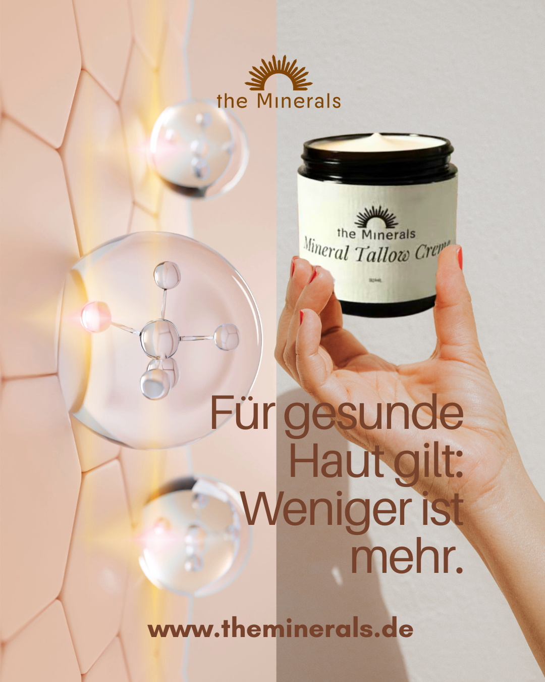 The Mineral Tallow (60 ml) - Natürliche Hautpflege mit Mineralien