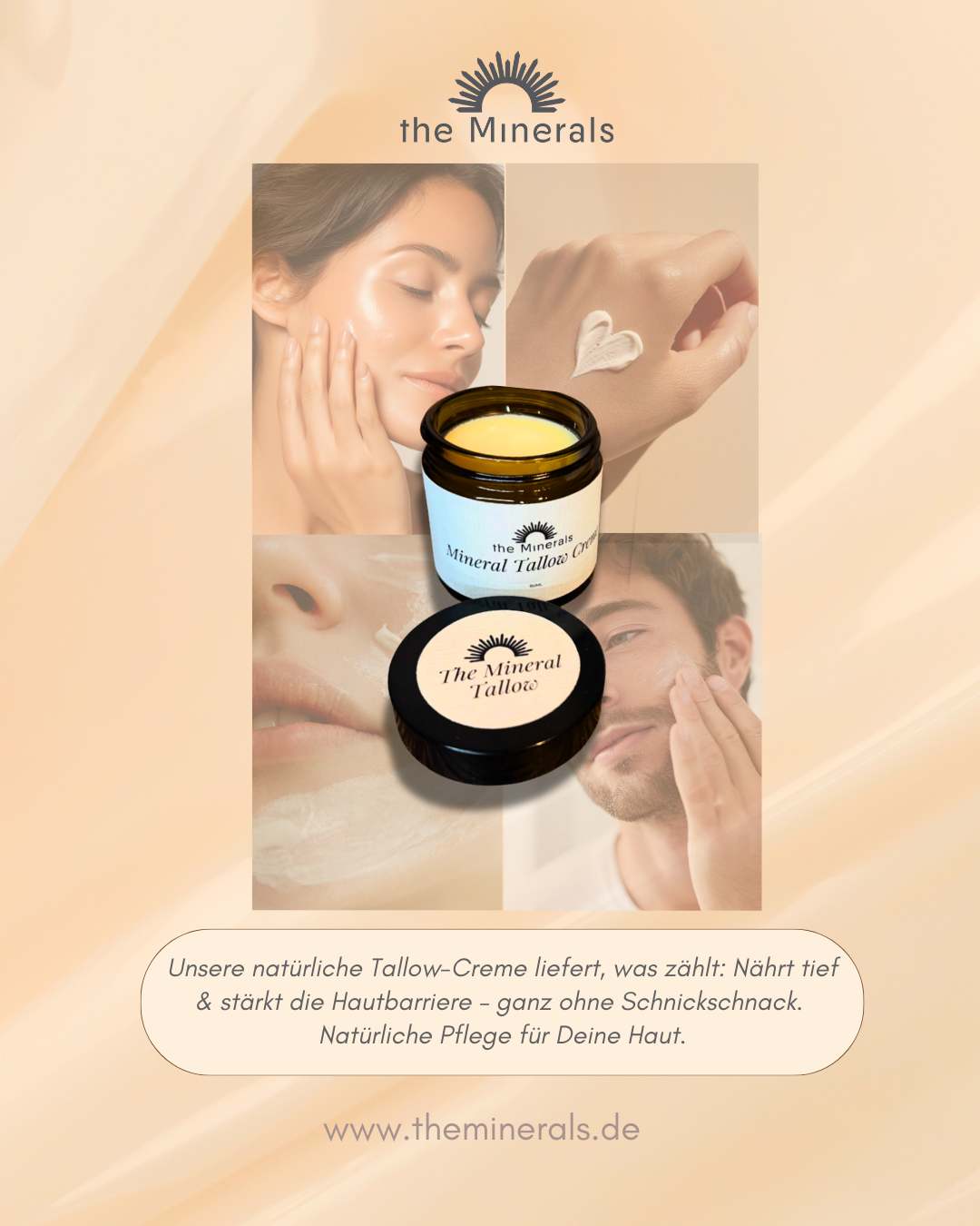 The Mineral Tallow (60 ml) - Natürliche Hautpflege mit Mineralien