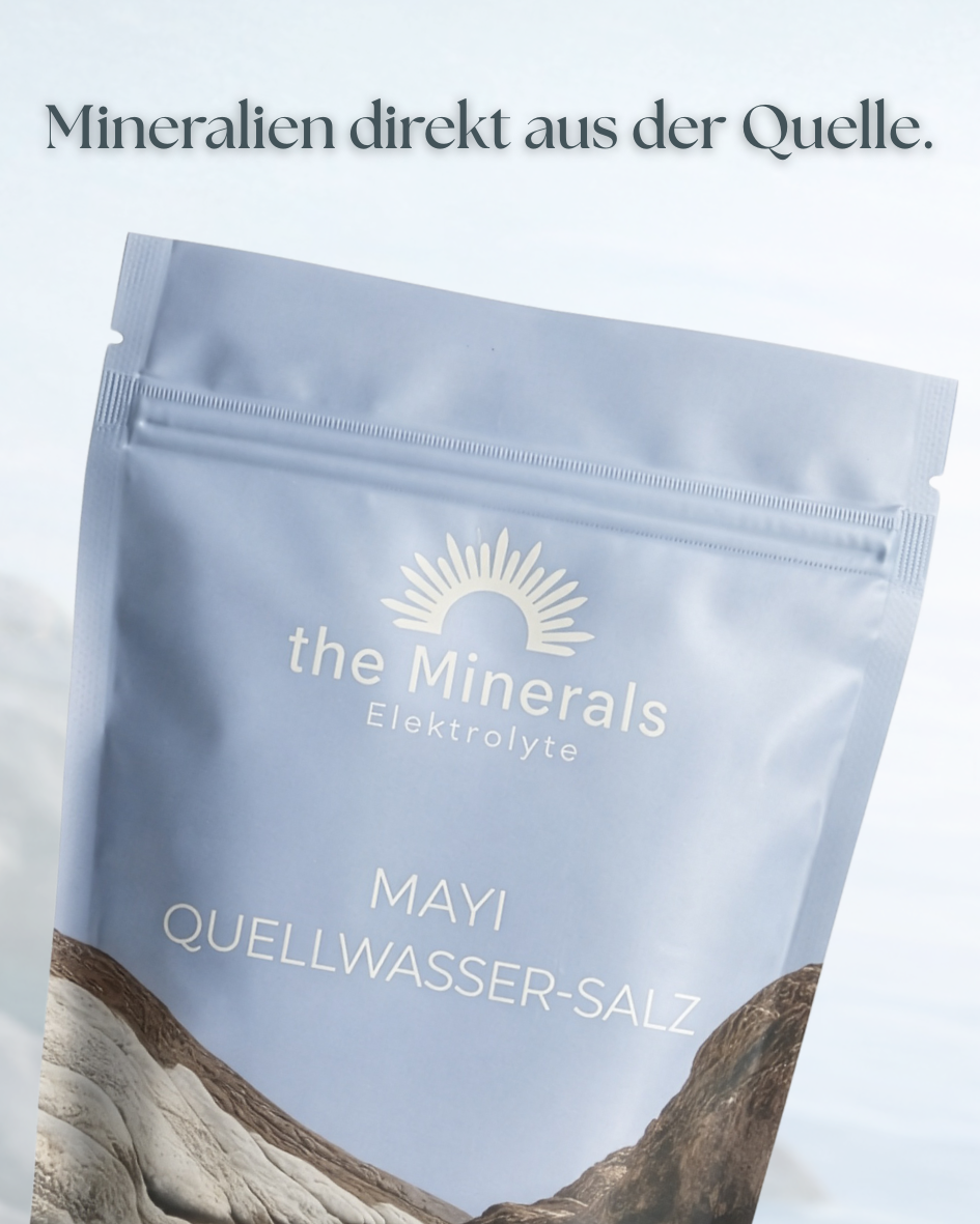 500g Quellwasser-Salz - 100% natürlich & unbehandelt, handabgefüllt