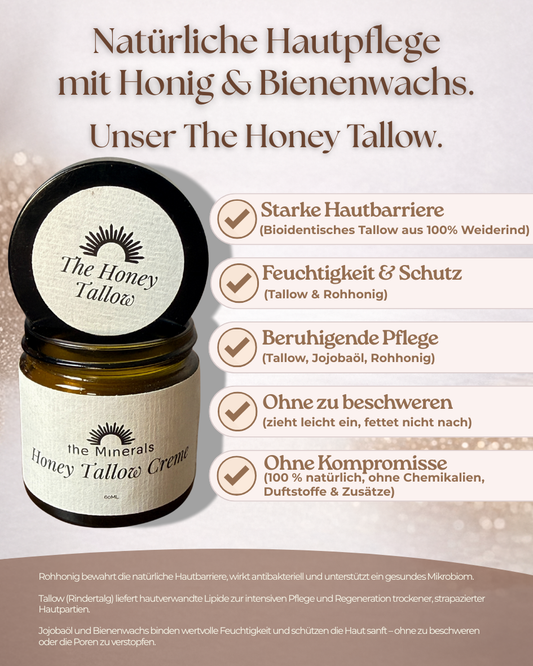 The Honey Tallow (60 ML)-  Natürliche Hautpflege mit Honig und Bienenwachs