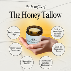 The Honey Tallow (60 ml)-  Natürliche Hautpflege mit Honig und Bienenwachs