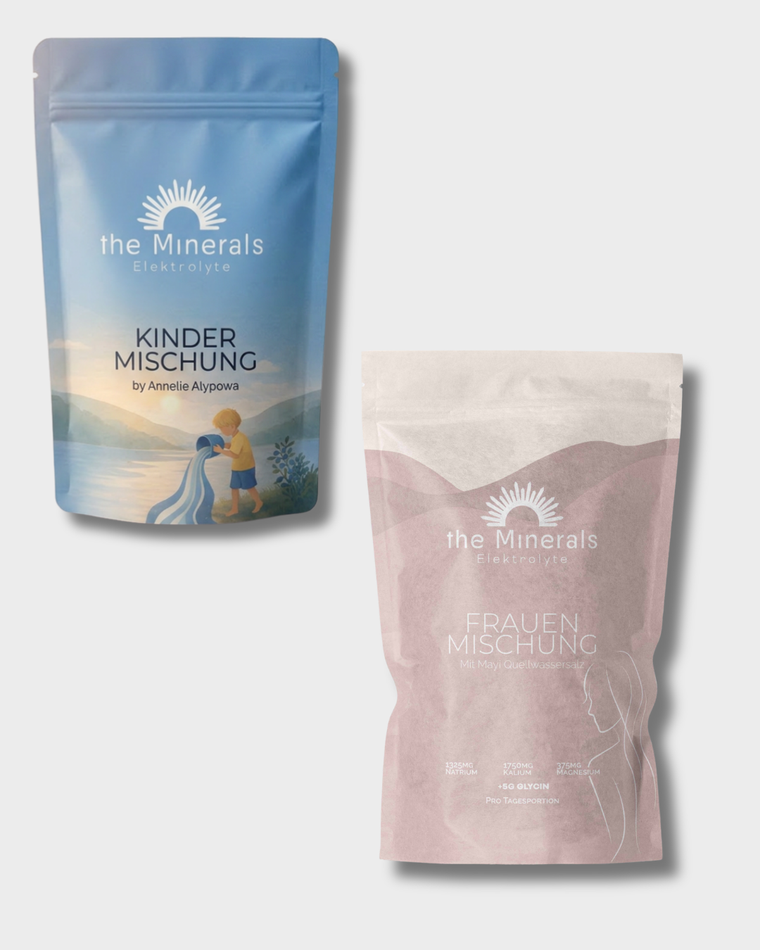 Mama & Kind Bundle – 450g Frauen Mischung & 300g Kinder Mischung Elektrolyte