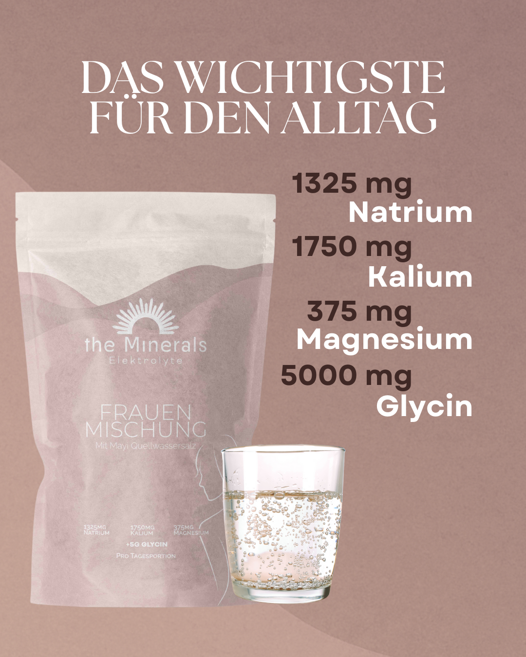 Inhaltsstoffe der Frauen Mischung the Minerals 