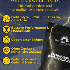 Von Profisportler entwickelte Elektrolyt Mischung
