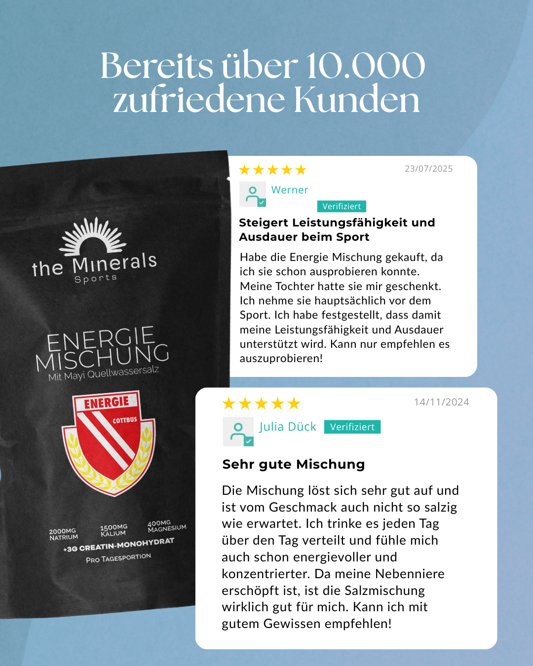 Energie Mischung fuer sportler und athleten