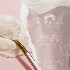 450g Frauen Mischung - Elektrolyte Pulver mit Glycin (mild & süß, ohne Zucker)