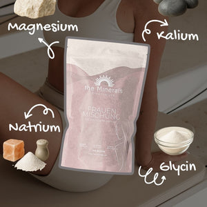 450g Frauen Mischung - Elektrolyte Pulver mit Glycin (mild & süß, ohne Zucker)