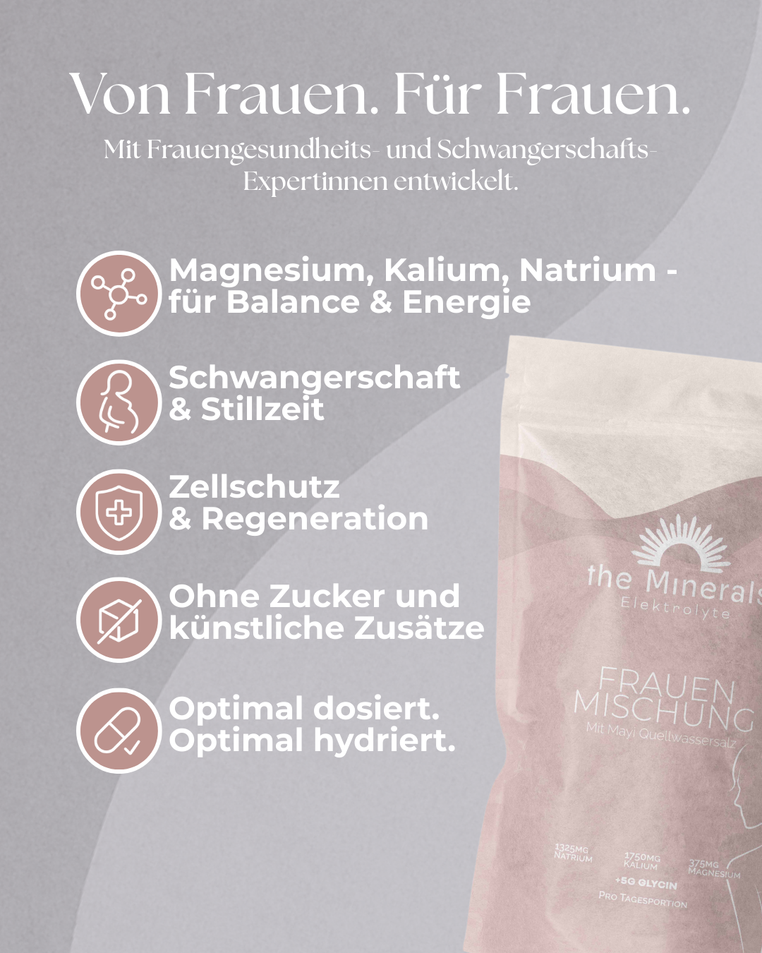 Von Frauen empfohlen. Die Frauen Mischung