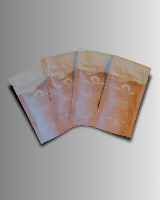 4x50g (200g) Mini Frauen Mischung - Elektrolyt Mischung für Unterwegs ✈️