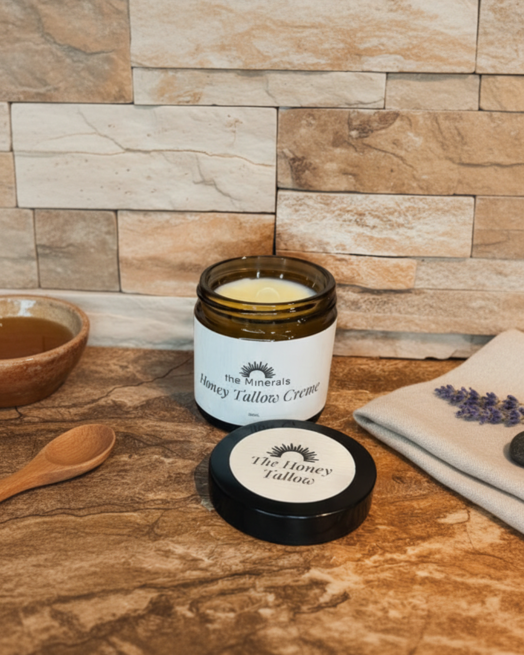 The Honey Tallow (60 ml)-  Natürliche Hautpflege mit Honig und Bienenwachs