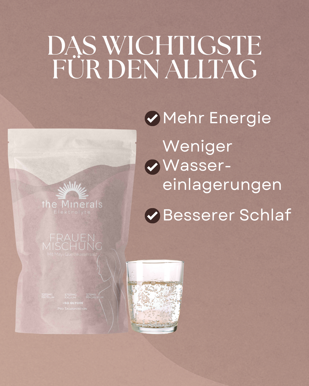 Vorteile der Frauen Mischung von the Minerals für mehr Energie