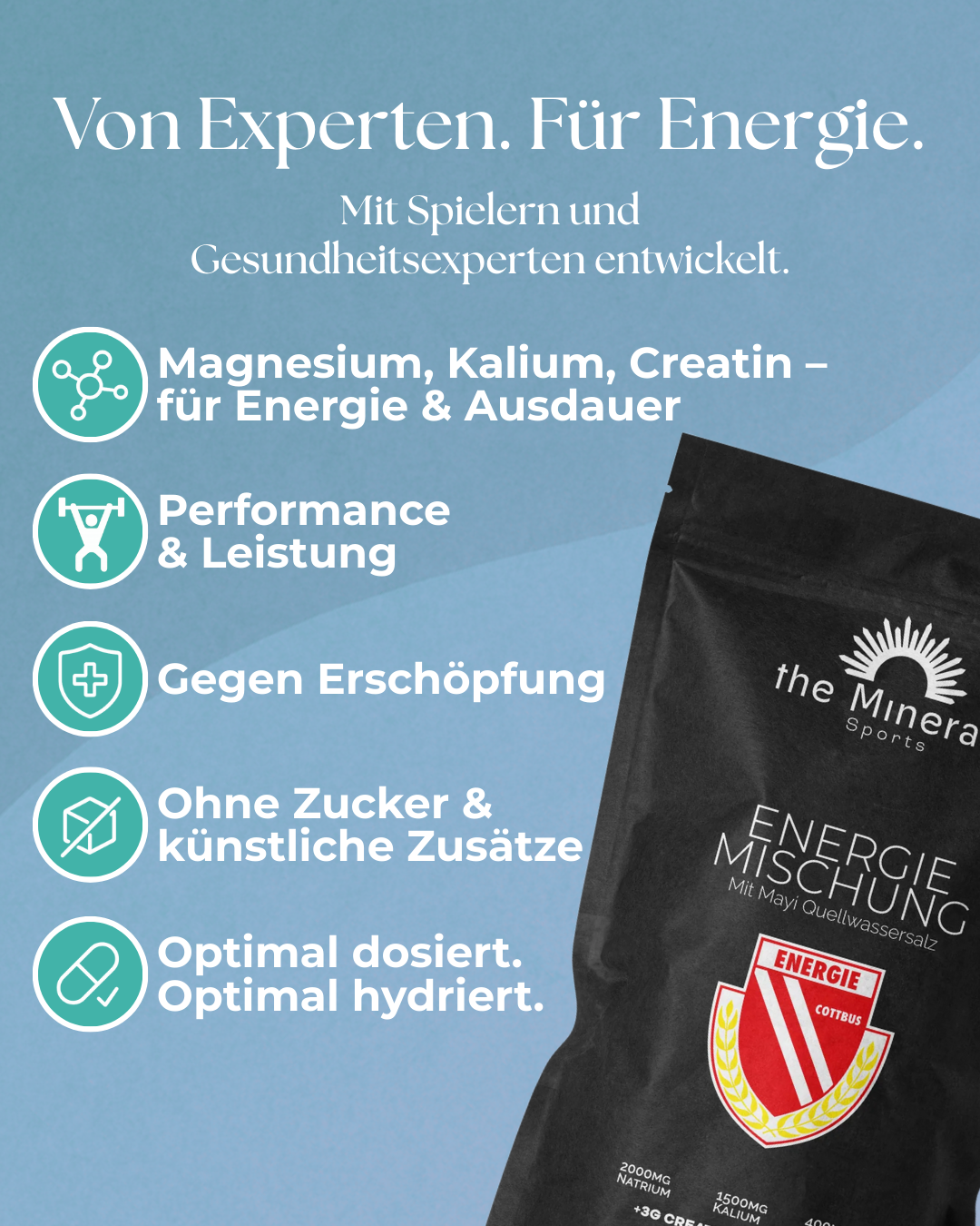 Von Experten empfohlen fuer sportler