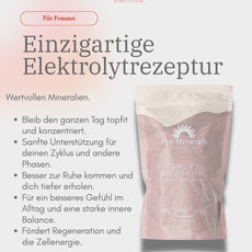 450g Frauen Mischung - Elektrolyte mit Glycin (ohne Zucker) für Frauen