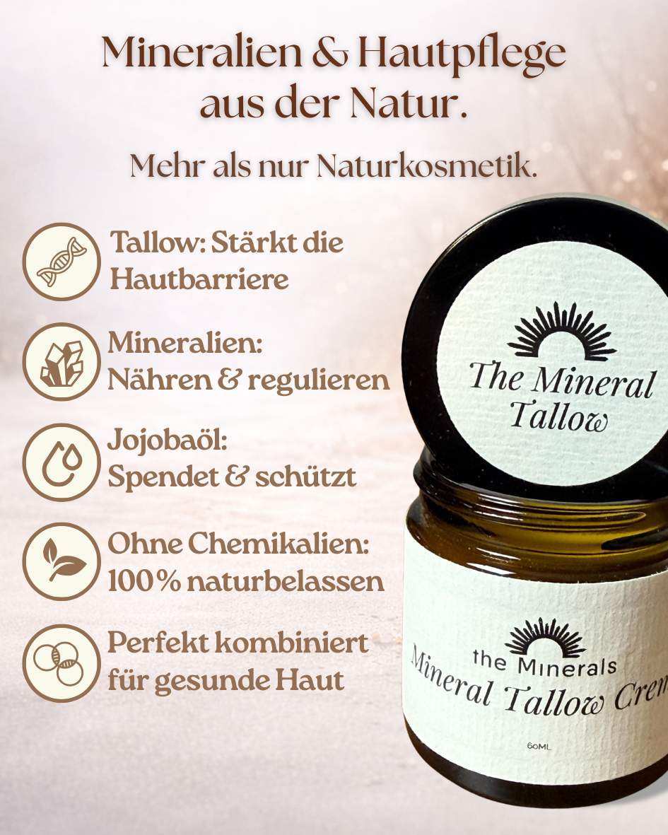 Rindertalg Creme für trockene und gereizte Haut