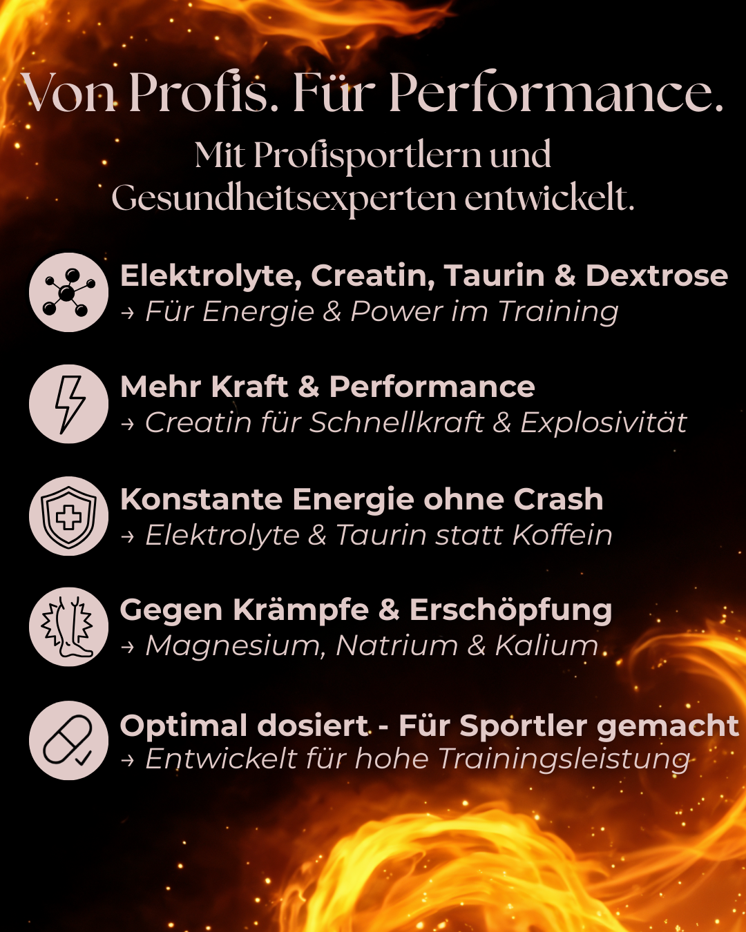 Sport Mischung 425g - Elektrolyte mit Creatin & Taurin für den täglichen Sport