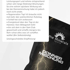 testimonial für elektrolyt mischung für sportler