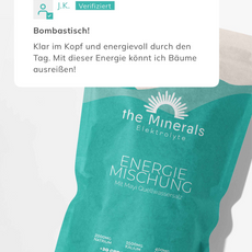 Natürliche Energie im Alltag mit der Elektrolyt Mischung ohne Koffein