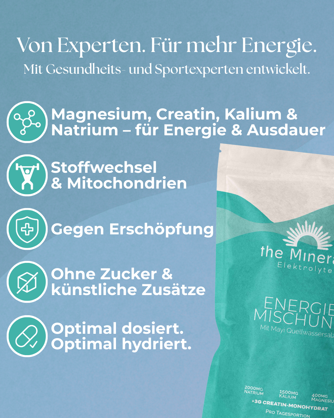 Vorteile energie mischung energie ohne koffein