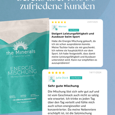 375g Energie Mischung ohne Koffein - Einzigartiger Elektrolyt Energie-Booster mit Creavitalis®